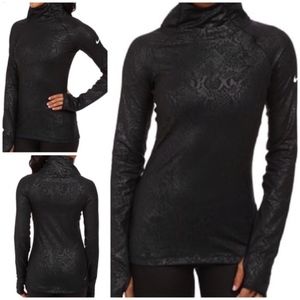 Nike turtleneck snakeskin zip